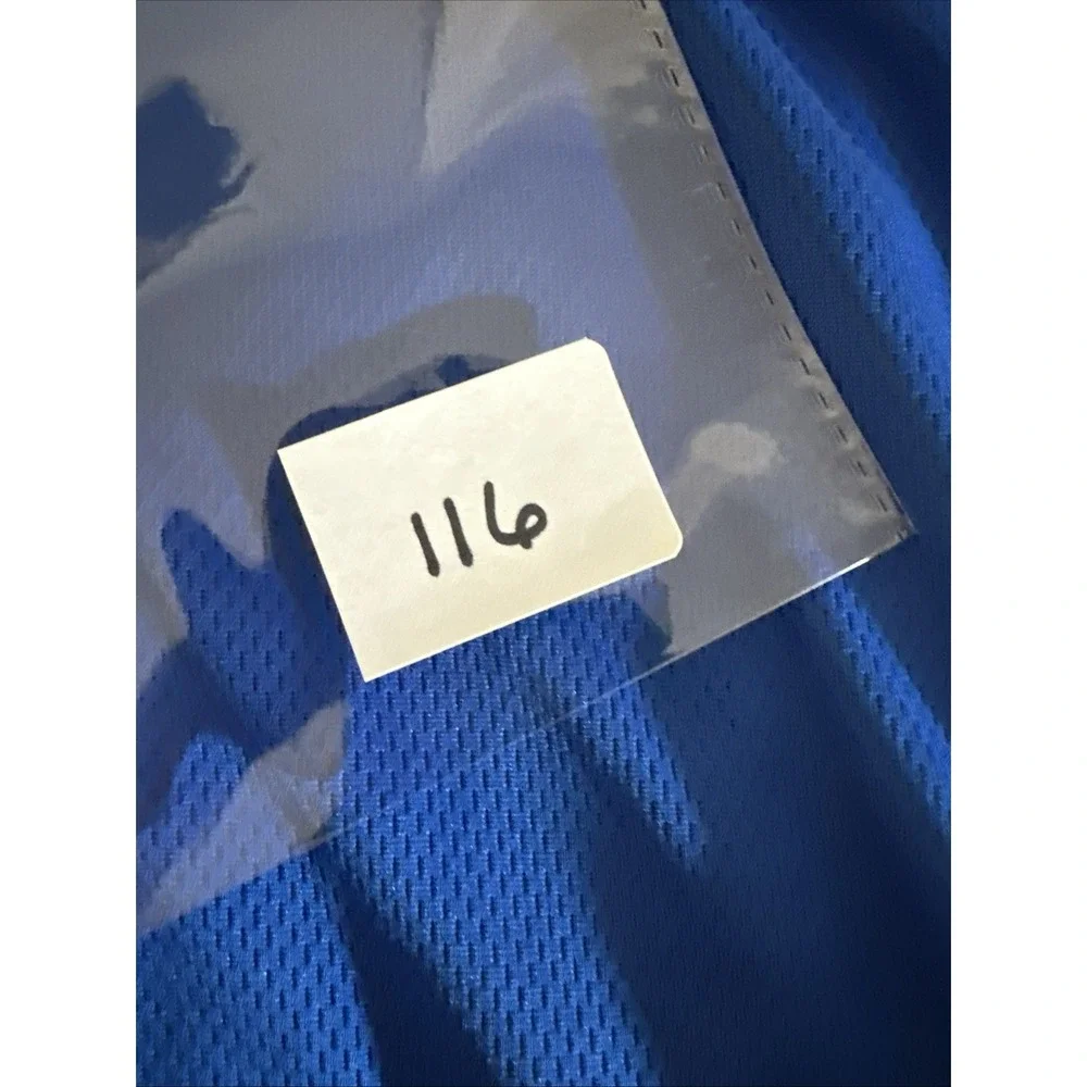 Adidas Men's Large Long Sleeve Blue Athletic‎ Shirt 1/4 Zip Front